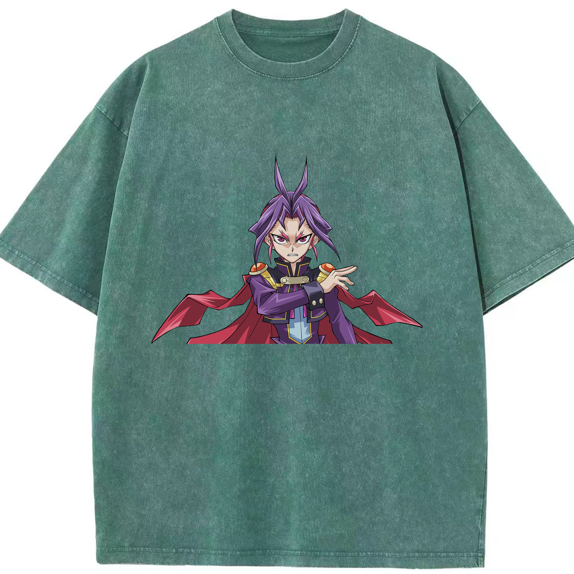 （画像用） 遊☆戯☆王 Yu-Gi-Oh! 綿100% ヴィンテージ風 半袖Tシャツ（フロントプリント）